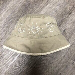 Disney Y2K Bucket Hat Embroidered Walt Disney World Mickey Mouse Vintage Cotton